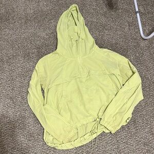 Lululemon Seersucker Anorak - Lime Green